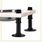 Stable Anti-Tip Raised Dog Cat Bowl Stand, Detachable Stainless Steel Double Bowl Elevated Pet Feeding Station
